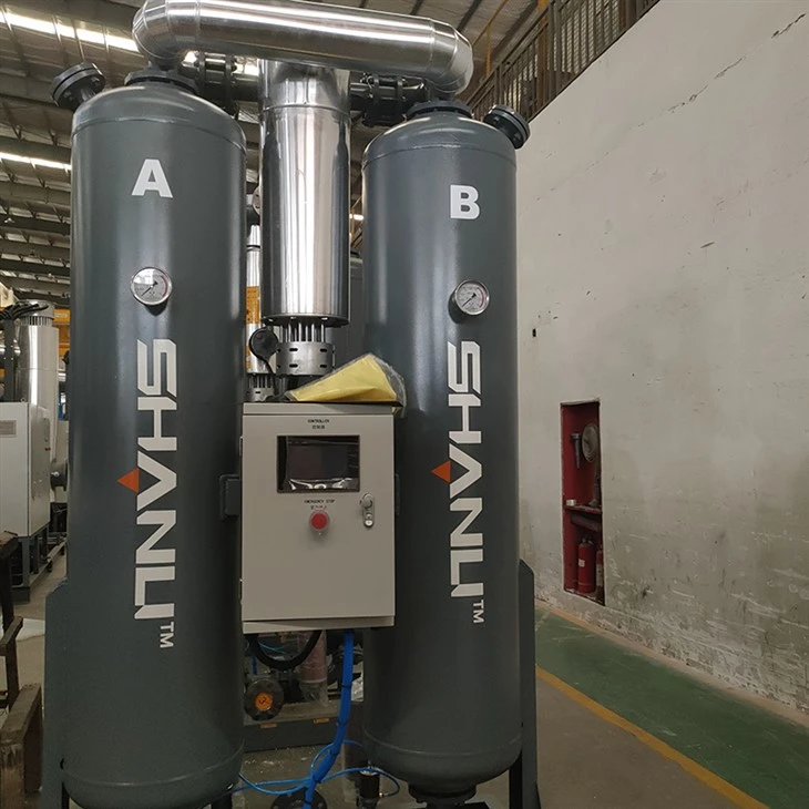 Heated Regeneration Desiccant Air Dryer With After Cooler