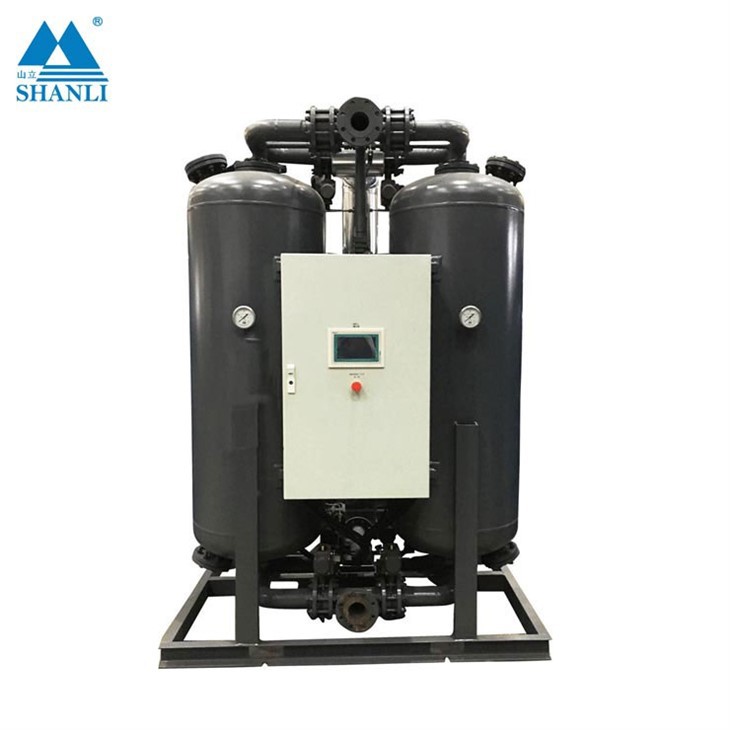 Heatless Desiccant Air Dryer With After Cooler For Air Compressor